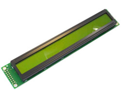 Wyświetlacz LCD Display Elektronik DEM40271SYH-LY-CYR22 czarny żółto-zielony (S x W x G) 182 x 33.5 x 14 mm