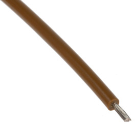 Przewód montażowy 0,75 mm² Brązowy Lapp PVC 18 AWG 600 V dł. 100m +70°C