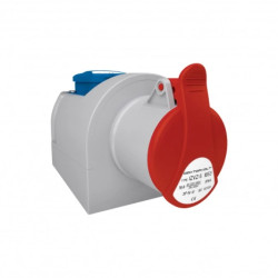 Gniazdo natynkowe siłowe 16A/5P + 230V/16A IZVZ-S 1653 DV 6352