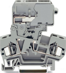 2-wire disconnect terminal block, cage clamp, 0.08-4.0 mm², 16 A, 8 kV, orange, 281-672