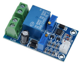 MODUŁ PRZEŁĄCZNIKA ZASILANIA Z ZABEZPIECZENIEM PRZED ROZŁADOWANIEM AKUMULATORA 12V (MOD-10703)