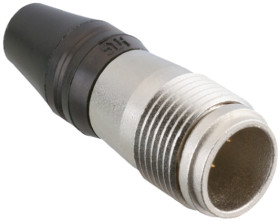 Złącze wielostykowe przemysłowe 6-pinowe Mikro Montaż na kablu Wtyczka Hirose