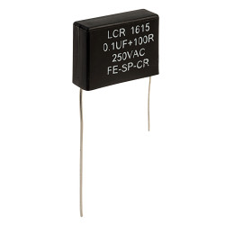 LCR FE-SP-CR 100N 100R 250V 100nF &#xB1;10% 250VAC Radial RC suppression Network