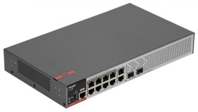 Switch PoE Rack 19” RG-S2915-10GT2MS-P-L 10xGE 8xGigabit PoE 2xSFP 2,5Gb/s 1xRJ45/1xUSB do zarządzania