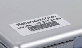 Etykieta kablowa HellermannTyton TAG155LA4-1103-SR 594-01103, 25.4 x 8.5 mm, etykiety na arkuszu: 231, 22 ark.