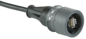 Złącze RJ45 Męski Złącze RJ45 Montaż na kablu Cat5e Bulgin, proste, 8P8C-żyłowe