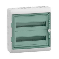 Rozdzielnica 2x18 natynkowa Mureva IP65 MRV-2-18-NT-T drzwi transparentne 13434