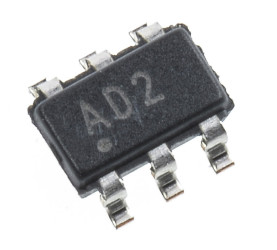 ADC 16 bitów 0.128ksps A/C: 1 SOT-23 Delta Sigma Szeregowy (I2C) 5 V