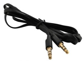 Przyłącze mini Jack 3.5mm, kabel płaski - 1m
