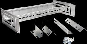 26210102 19-inch top-hat rail carrier, 3 U, gray