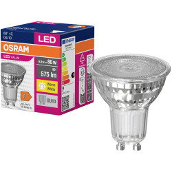 OSRAM 4058075096769 LED VALUE PAR16 6.9W 830 GU10 Bulb