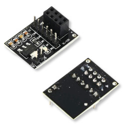 Adapter for nRF24L01+ 2.4GHz radio module for wireless communication