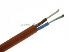 Przewód silikonowy SIHF 2x0,75 czerwony, linka,Cu