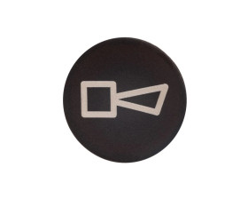 Wkładka przycisku 22mm płaska czarna z symbolem BUCZEK M22-XD-S-X17 218183