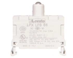 Oprawka z LED niebieska 12-30V AC/DC LPXLPBB6