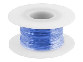 Przewód miedziany cynowany 0,25mm² niebieski 10m