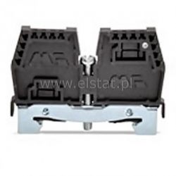 Trzymacz końcowy złącz, EURO, czarny