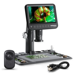 Mikroskop cyfrowy FHD LCD 1600x dla elektroników