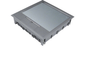 tehalit.VE-EE Pokrywa uchylna VQ12 244x244 wykładzina 12mm stal szary PA VQ12127011 HAGER