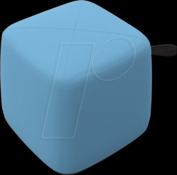 AO 6901 165.025 Dauphin Allora Poufs water blue