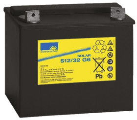 Uszczelniony akumulator kwasowo-ołowiow 32Ah Sonnenschein 184 x 197 x 132mm 12V