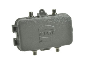 Pokrywa ochronna; Han B; 09300105427; 10B; metal; do 2 klamer; szary; IP65; Harting; RoHS