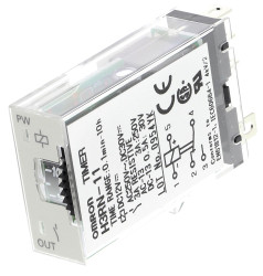 Timer Relay Montaż na panelu 12V dc 1-stykowy Omron SPDT 0 → 60min H3RN Wielofunkcyjne funkcyjny