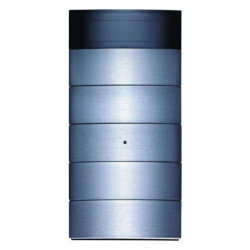 KNX Berker B.IQ Przycisk pięciokrotny z regulatorem temperatury i wyświetlaczem stal szlachetna nierdzewna 75665593