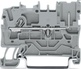 1-wire/1-pin basic terminal, push-in connection, 0.25-4.0 mm², 24 A, 6 kV, orange, 2022-1202