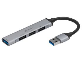 HUB 3XUSB 2.0+1XUSB 3.0 BIAŁY/SREB.H-41
