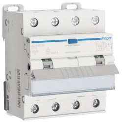 Wyłącznik różnicowoprądowy/automatyczny Hager ADX463D 4 styki 13 A 0.03 A 400 V