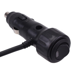 Prewired Cigarette Lighter Plug with LED & Switch 8A 12V A13-54