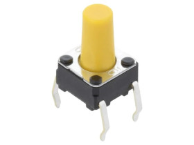 Mikroprzełącznik TACT SPST-NO Poz 2 0,05A/24VDC THT B3F1072