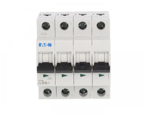 Wyłącznik nadprądowy 4P D 10A 6kA AC PL6-D10/4 166538