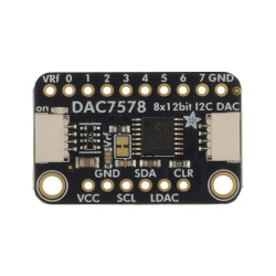STEMMA QT DAC7578 Breakout - moduł z 8-kanałowym konwerterem DAC I2C DAC7578