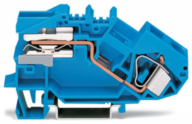 1-wire potential equalization terminal, cage clamp, 0.2-16 mm², 1 pole, 68 A, 6 kV, gray, 783-623