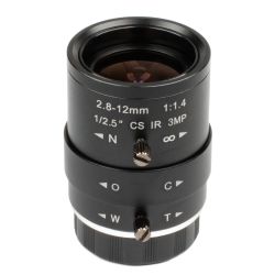 Adjustable wide angle lens (for Raspberry Pi High Quality Camera)