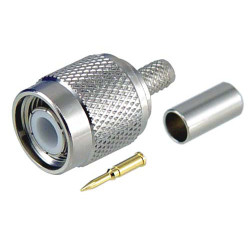 Złącze koncentryczne Montaż na kablu Męski typ złącza Złącze TNC Połączenie zagniatane