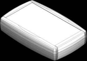 ABS enclosure, (L x W x H) 155 x 96 x 35 mm, light gray/white (RAL 9002), IP54, TN23-B2.30