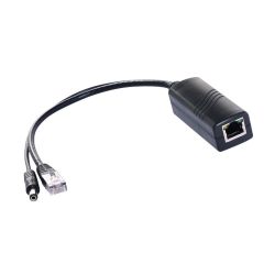 Hi-P05-B - rozdzielacz zasilania PoE 12V/2A ze złączem DC 5.5/2.1