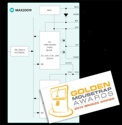3.2MHz, 500mA Dual Step-Down Converters for Automotive Cameras