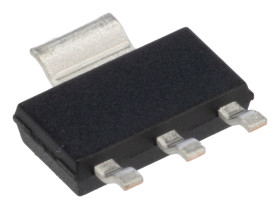 MOSFET Typ N-kanałowy 1.8 A SOT-223 60 V Rozszerzenie 4-pinowy Powierzchnia 1.8 W Infineon 300 mΩ BSP295H6327XTSA1