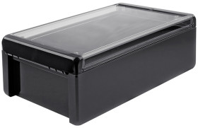 Obudowa Poliwęglan V0 szerokość zew. 170 mm długość zew. 271 mm wys. zew. 90 mm Bopla IP66, IP68 Szary grafitowy