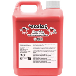 Scola DFP2LT/24 Finger Paint Brilliant Red 2L