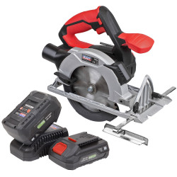 Sealey CP20VCSKIT Circular Saw Kit 20V &#xD8;150mm with 2 Batteries