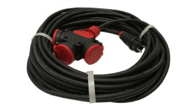 Przedłużacz Budowlany Jednofazowy Elcord 16A 230V Ip44 25M H07rn-F 3G2,5 Z...