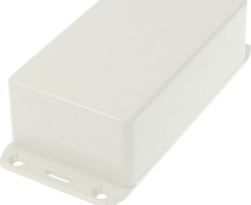 ABS enclosure, (L x W x H) 120 x 65 x 40 mm, light gray (RAL 7035), IP54, 1591CFLGY