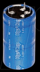 VEC3R0367QG Supercapacitor, 360F, 3V, 35x62mm