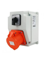 Zestaw siłowy NBOX-Z.1 gniazdo 16A 5P wyłącznik krzywkowy 0-1 3712801