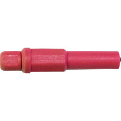 Mueller BU-32603-2 Jack Plug Red 4mm Nylon Solder IEC 1010 Compliant